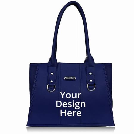 Dark Blue Customized Women's Shoulder Bag