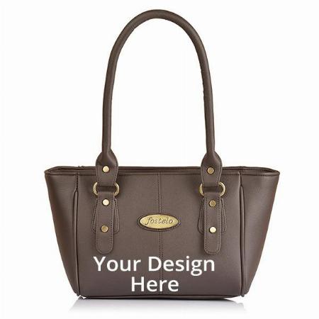 Brown Customized Women's Handbag