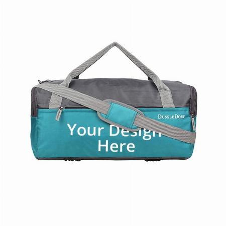 Turquoise Customized Polyester 35 liters Water Resistant Heavy Duty Gym/Trekking/Travel/Sports Duffel Bag ( 52.01 cm X 20.03 cm X 24.1 cm)