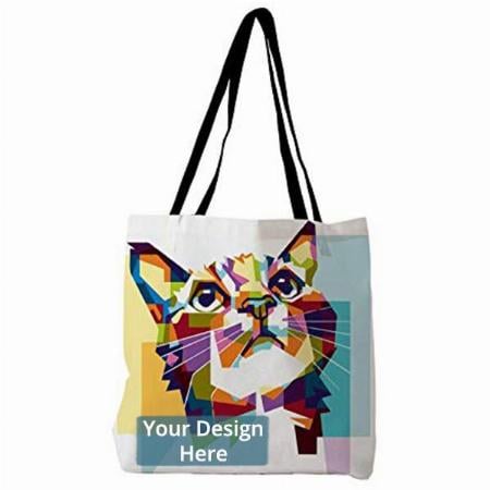 Multicoloured Customized Stylish Canvas Tote Bag