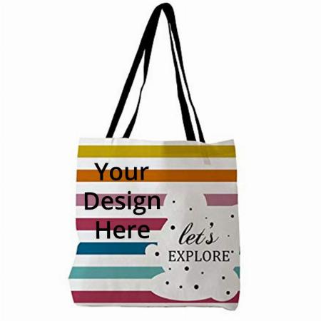 Multicolour Customized Women's Canvas Tote Bag