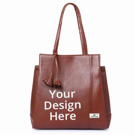 Tan Customized Women's Handbag