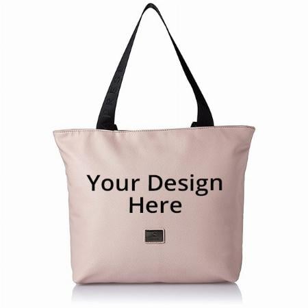 Pink &amp; Black Customized Caprese Women's Tote Bag