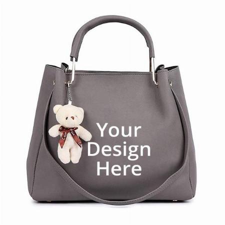 Grey Customized Women's Handbag (Set of 4)