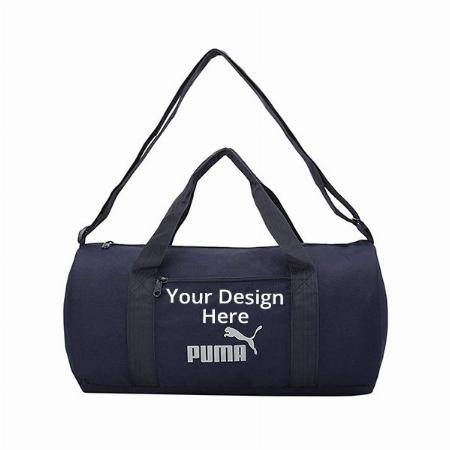 Black Customized Puma Unisex Gym Bag