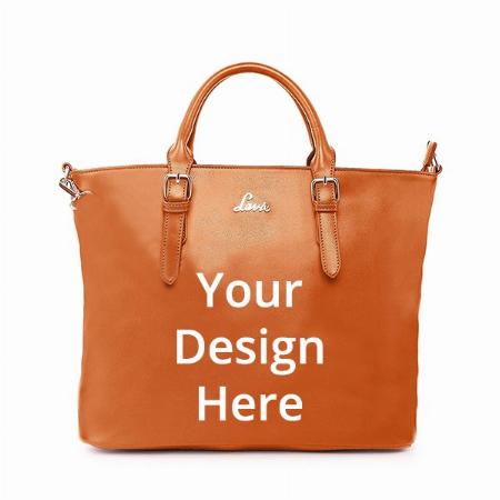 Orange Customized Lavie Ladies Handbag