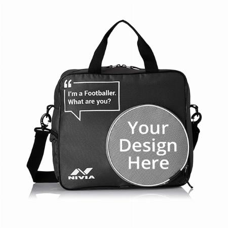 Royal Grey Customized Nivia Game Bag (Dimension - 36x32x18 cm, Capacity - 21 Litres)
