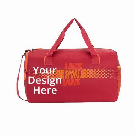 Red Customized Lavie Sport Speed 45 cm Travel Duffle Bag (Capacity - 27 Liters, Weight - 1500 Grams, Dimensions - 45 cm x 24 cm x 25 cm)