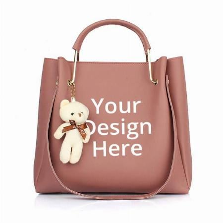 Pink Customized Handbag Combo (Set of 4)