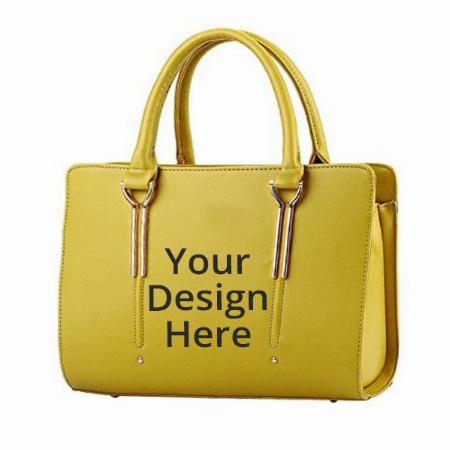 Yellow Customized Hand Bag for Women