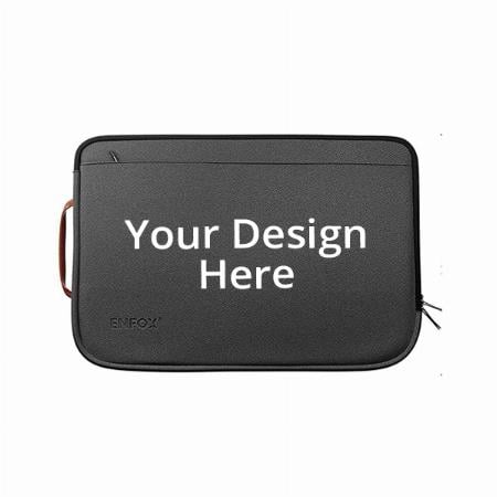 Dark Grey Customized Water Resistant Super Premium Laptop Slim Bag with Front Pocket, Portable Air Light Design (For 15.6" Laptop)