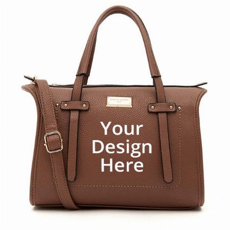Taupe Customized Pierre Cardin Women's Satchel Handbag