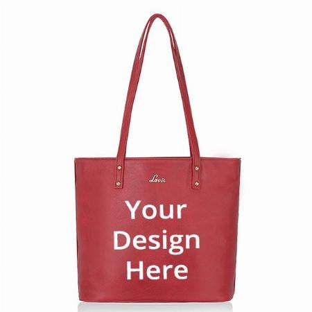 Red Customized Lavie Women’s Tote Bag