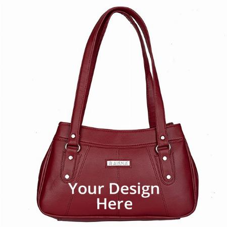 Maroon Customized Women Handbag