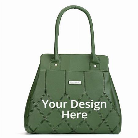 Olive Green Customized Women's Handbag