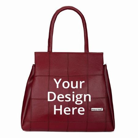 Maroon Customized Women's Handbag