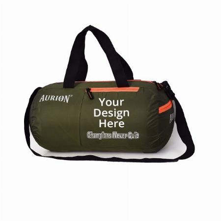 Olive Green Customized Gym Shoulder Bag