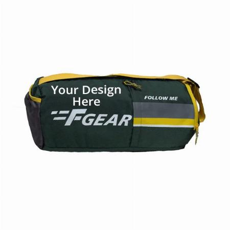 Green Customized F Gear Gym Bag