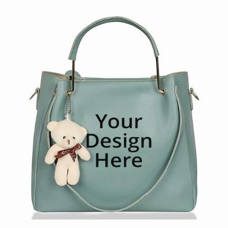 Grey Customized Latest Handbags For Ladies Combo Of 4