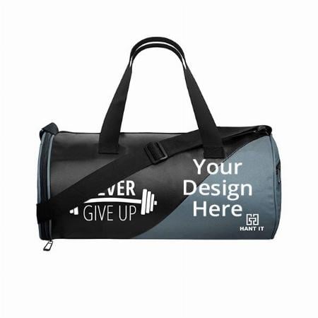 Black Customized Gym Bag Combo for Men ll Gym Bag, Bottle &amp; Gloves ll Gym kit For Men