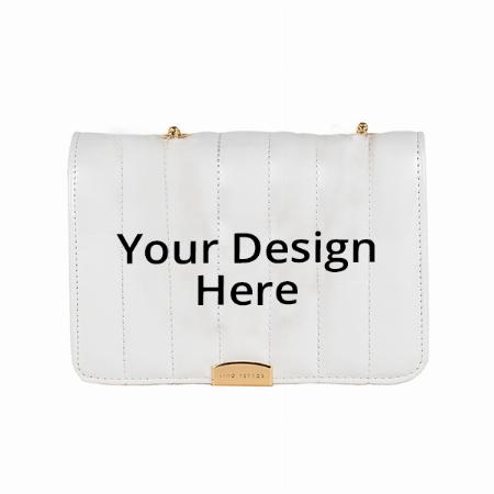 White Customized Handbag