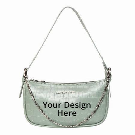 Green Customized Lino Perros Shoulder Bag