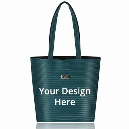 Sea Green Customized Pure Luxury Stylish Tote for Women