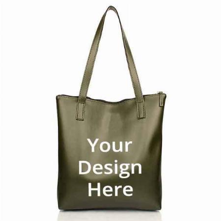 Green Customized Women's Tote Bag