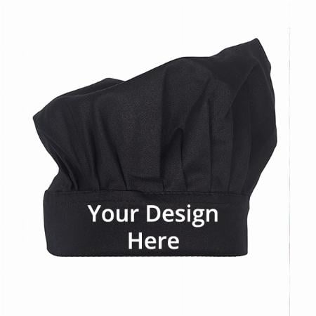 Black Customized Chef Cap Head Cover