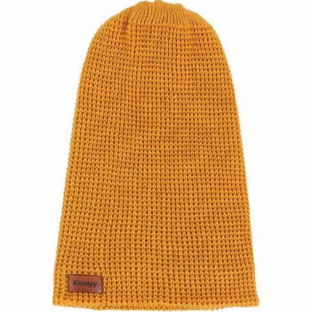 Yellow Customized Woollen Beanie Cap (Free Size)