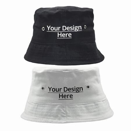 Black and White Customized Hat Pack of 2