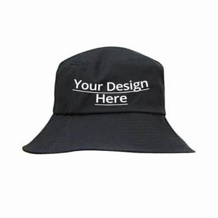 Black Customized Bucket Hat for Women