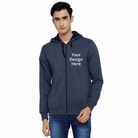 Customized Clothing Men's Poly cotton Hooded Neck Hoodie
