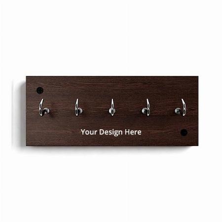 Wooden Customized Wooden Wall Mounted Key Holder/Hooks Stand for Home Office