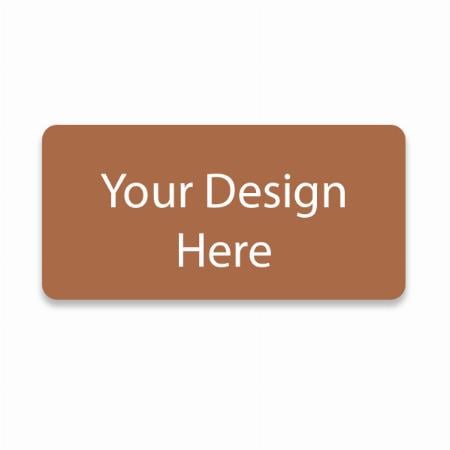 Brown Customized Non-Slip PU Leather Desk Mat/Mouse Pad | Ultra Thin Waterproof Desk Writing Mat for Office, College, School, Home (Size - 30" x 15")