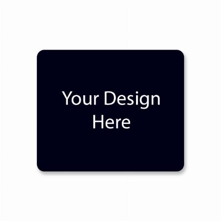 Black Customized Vegan PU Leather Mouse Pad for Laptop Notebook Gaming Computer Non-Slip Anti Skid Dual Color Reversable Mouse Pad for Work (Size - 10 x 8 Inch)