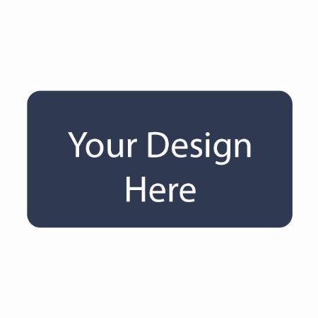 Navy Blue and Yellow Customized Dual Sided Waterproof Leather Desk Table Protector Mouse Pad Writing Mat for Office/Home/Work/Cubicle (Size - 35 x 70 cm)