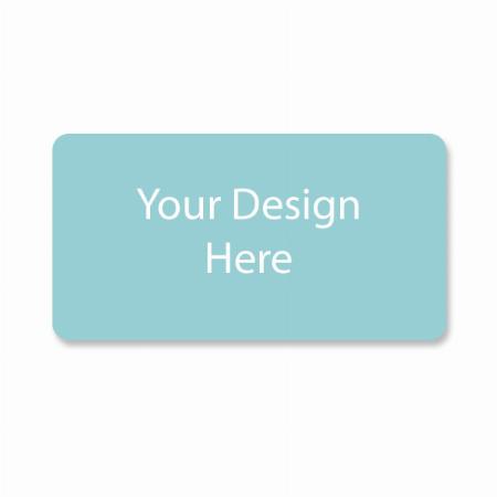 White and Sky Blue Customized Flip Desk Pad Dual Side Vegan PU Leather | Desk Mat for Gaming, Home and Office Use