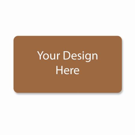 Brown and Black Customized Flip Desk Pad Dual Side Vegan PU Leather | Desk Mat for Gaming, Home and Office Use