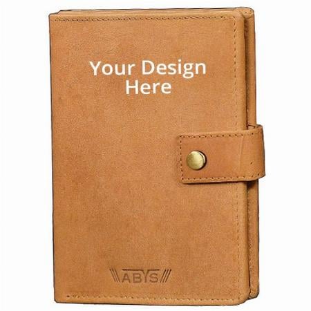 Brown Customized Leather Wallet for Men & Women