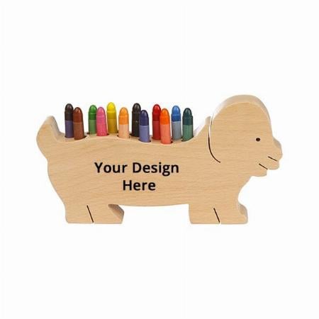 Brown Customized Cute Dog Creative Pen &amp; Pencil Stand Or Desk Organizer for Student &amp; Kids, Stationery, Crayon, Pen &amp; Pencil Holder Home &amp; Office
