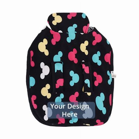 Black Customized Pet Dog Jacket with Soft Fleece for Small Dogs, Cats Comfortable Pet Clothes