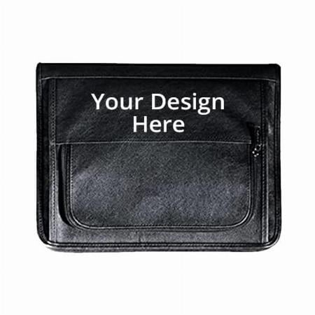 Black Customized Multipurpose Leather File Sleeve to Store A4 Professional Files and Folders, Certificate, Legal Size Documents Holder