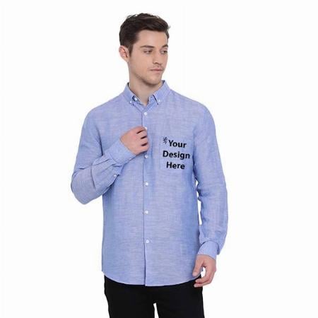 Blue Customized Red Tape Men's Solid Classic Shirt