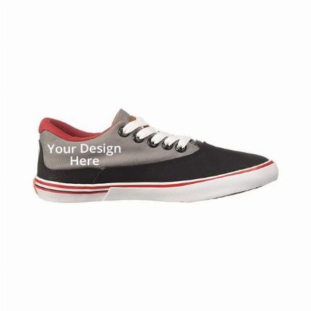 Red Grey Customized Men's Sparx Sneakers