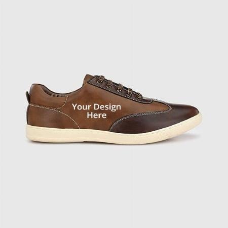 Brown Customized Casual Men's Shoes