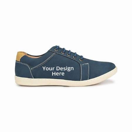 Black Customized Casual Men's Shoes