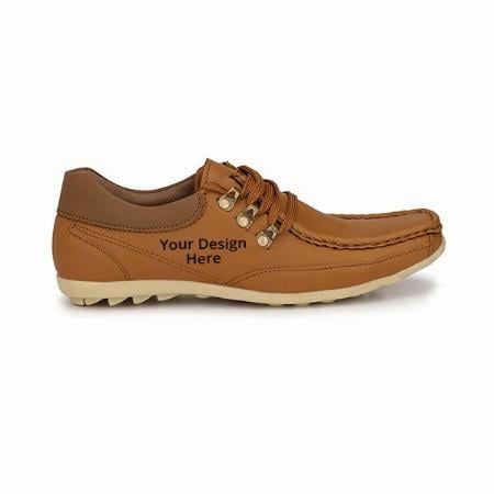 Tan Customized Men's Casual Shoe