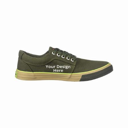 Olive Green Customized Sneakers