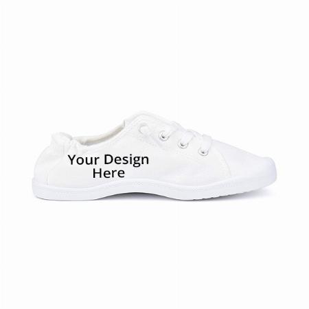White Customized Women’s Lightweight Comfort Casual Sneakers